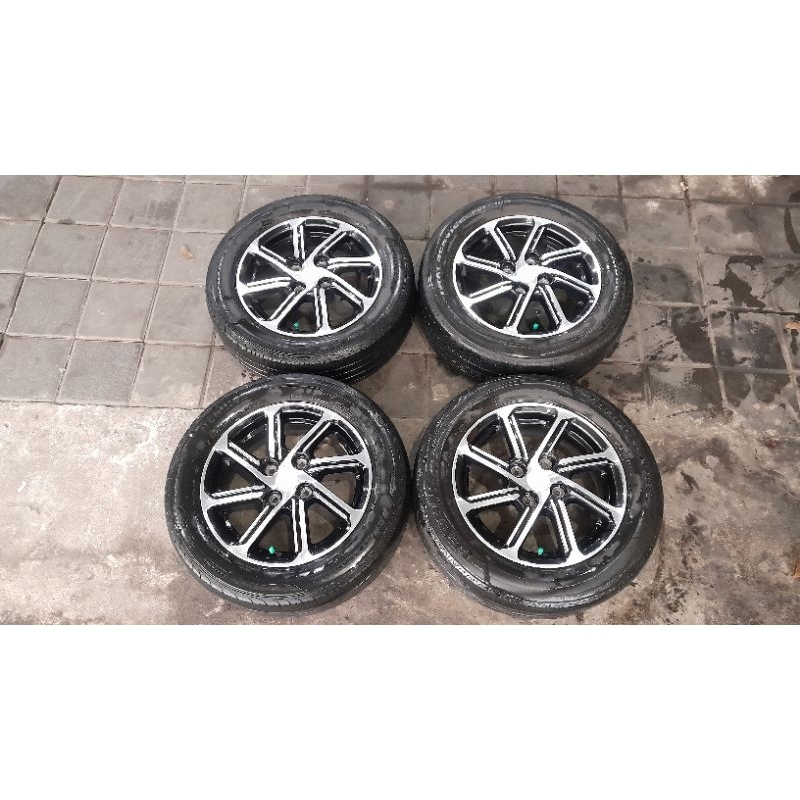 VELG SEKEN MOBIL OEM COPOTAN SIGRA RING 14 BAUT 4X100 VELG ONLY