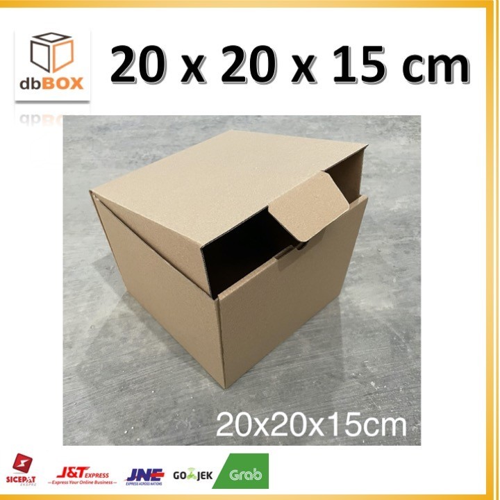 

Kardus 20x20x15cm | Box Die Cut & Easy Usage | Box Pizza & Aksesoris