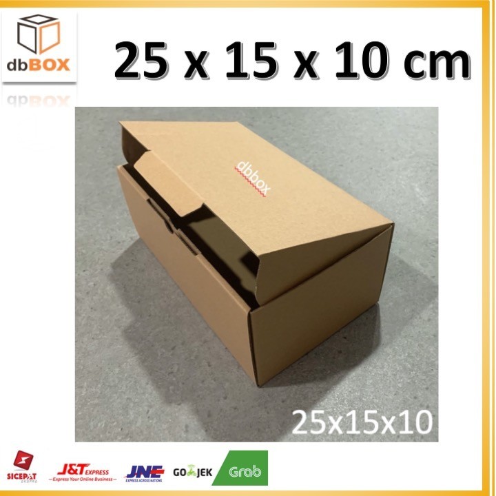

Kardus 25x15x10cm | Box Die Cut & Easy Usage | Box Pizza & Aksesoris