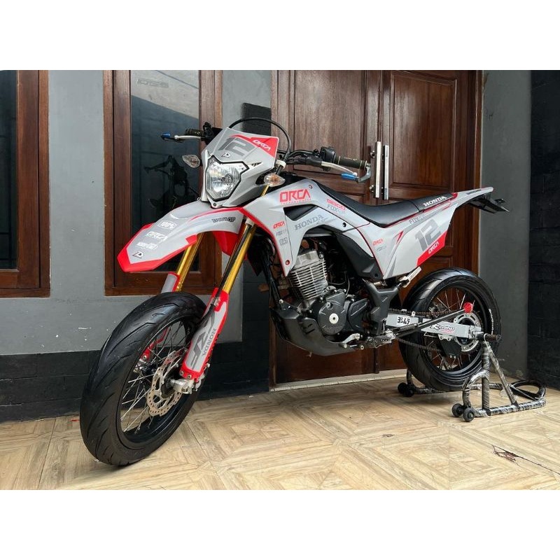 DECAL CRF 150 L FULL BODY BEBAS CUSTOM DESAIN SIMPEL KEREN DECAL KLX DECAL WR NEW
