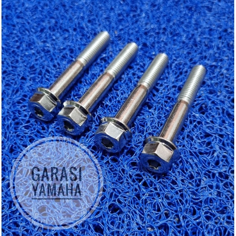 Baut probolt stainless 8 x 55 baut stainles 12 panjang 5,5 baut stainles 2 kunci baut 12 panjang 5.5