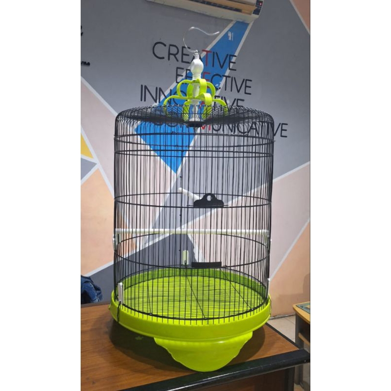 (KARGO)KANDANG SANGKAR MURAI BATU PVC RUJI BESI NO 2