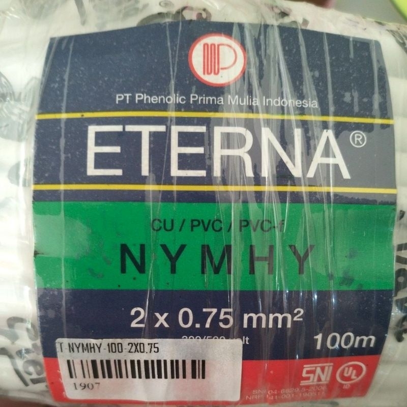 Kabel Eterna NYMHY 2 X 0,75 MM