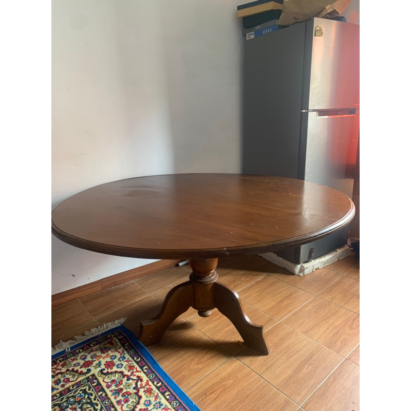 Meja Makan Kayu Jati Asli