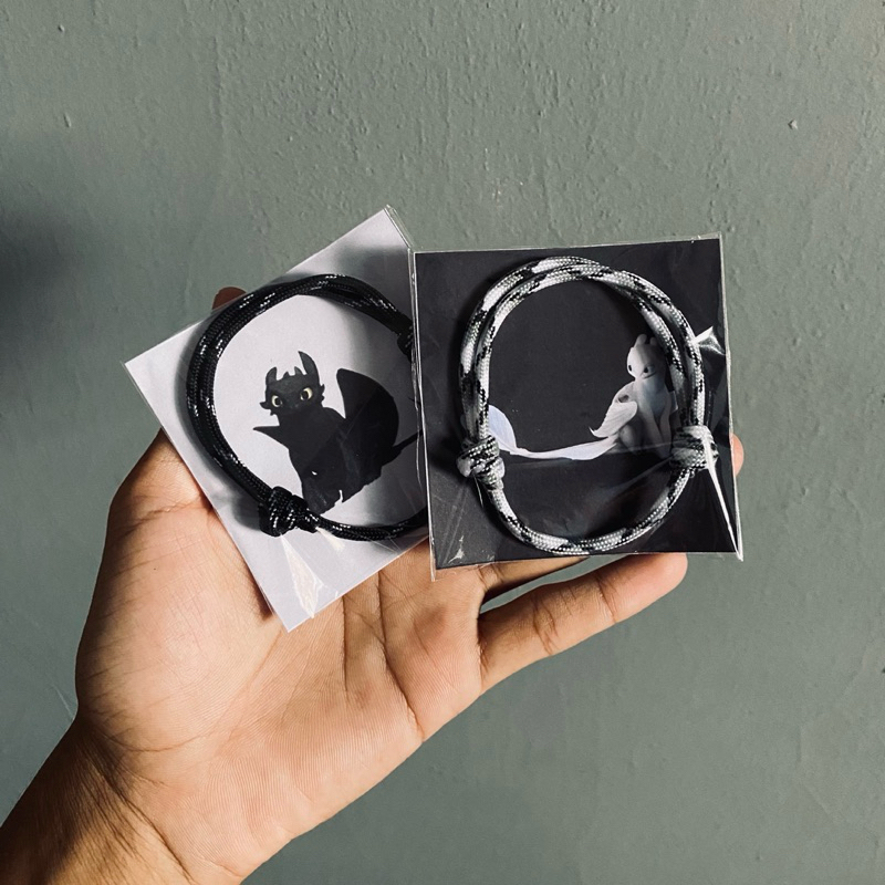 Gelang Couple Magnet Night Fury X Light Fury