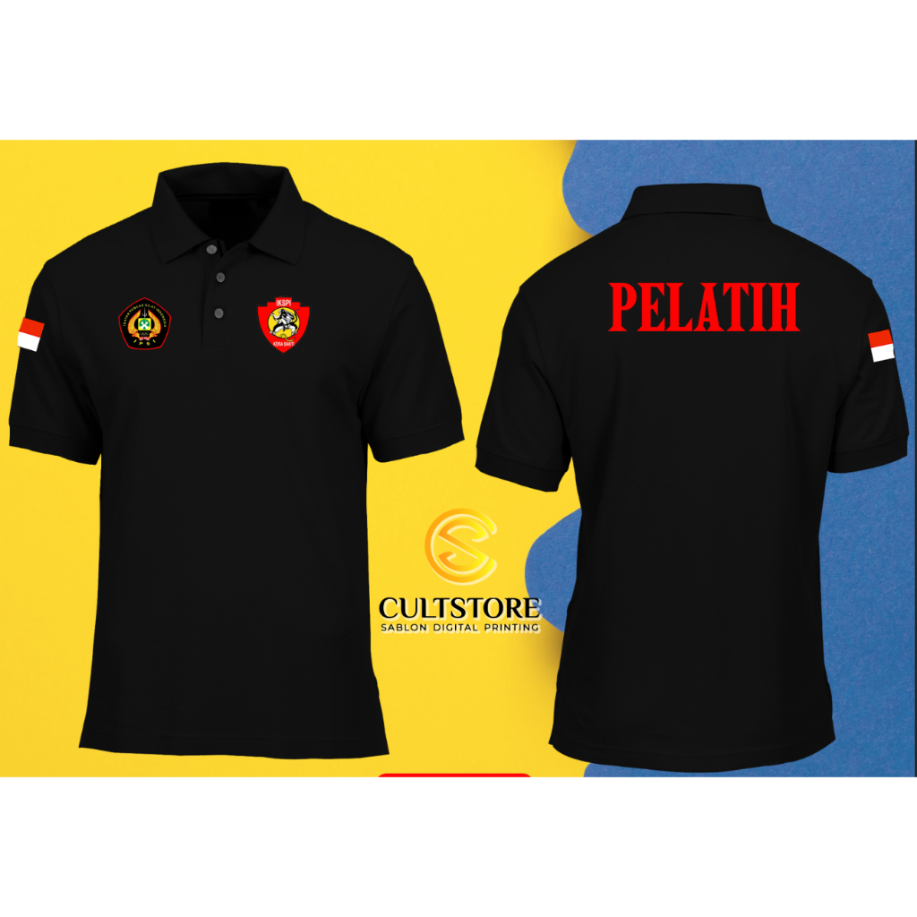 KAOS POLO PELATIH IKSPI PENCAK SILAT INDONESIA logo