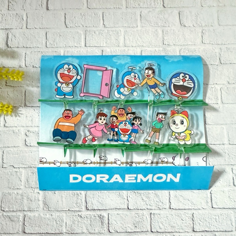 Doraemon Picks Tusukan Bento Foodpick Hiasan Kotak Bekal Garpu Buah