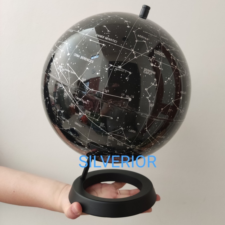 

Globe bola dunia peta konstelasi rasi bintang star constellation map