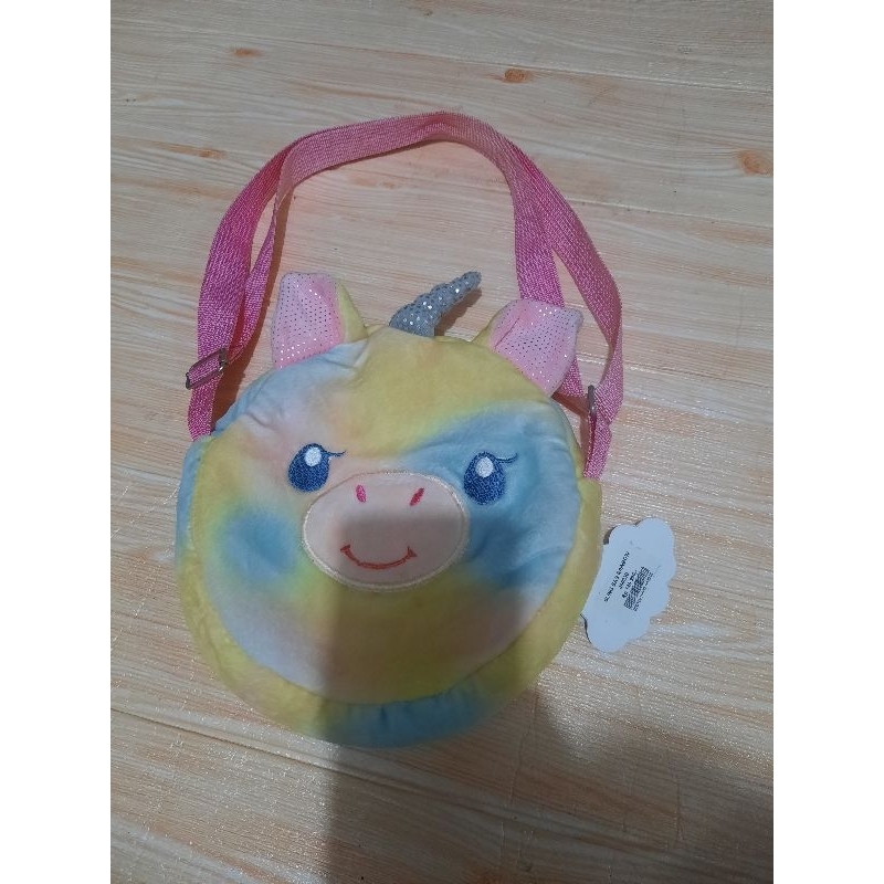tas anak club unicorn by azco sale. sling bag unicorn rainbow