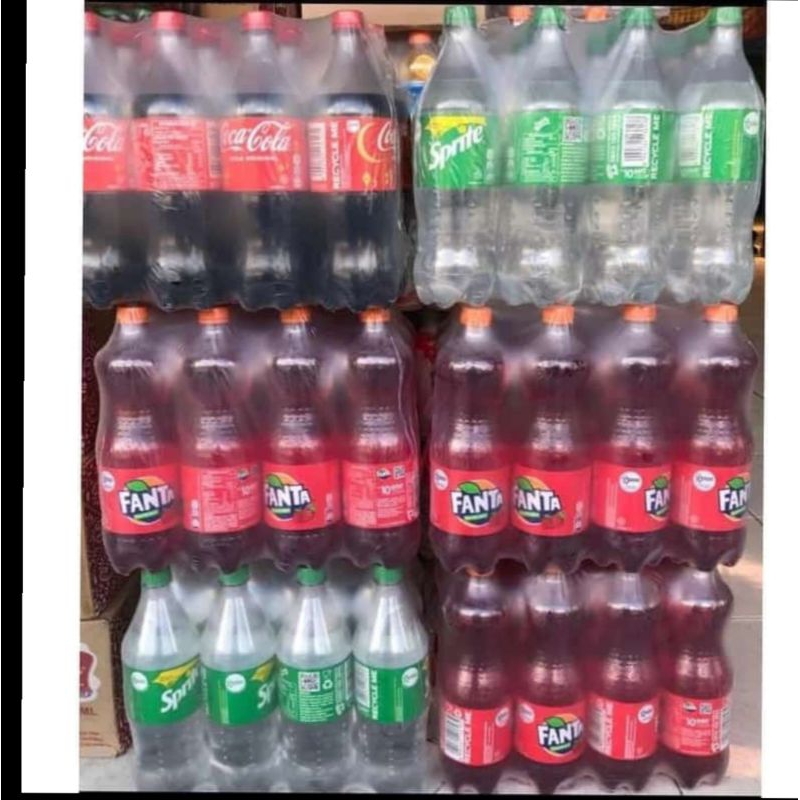 

Fanta 1 Liter / Coca Cola 1 Liter / Sprite 1 Liter - 1 Krat isi 12 Botol