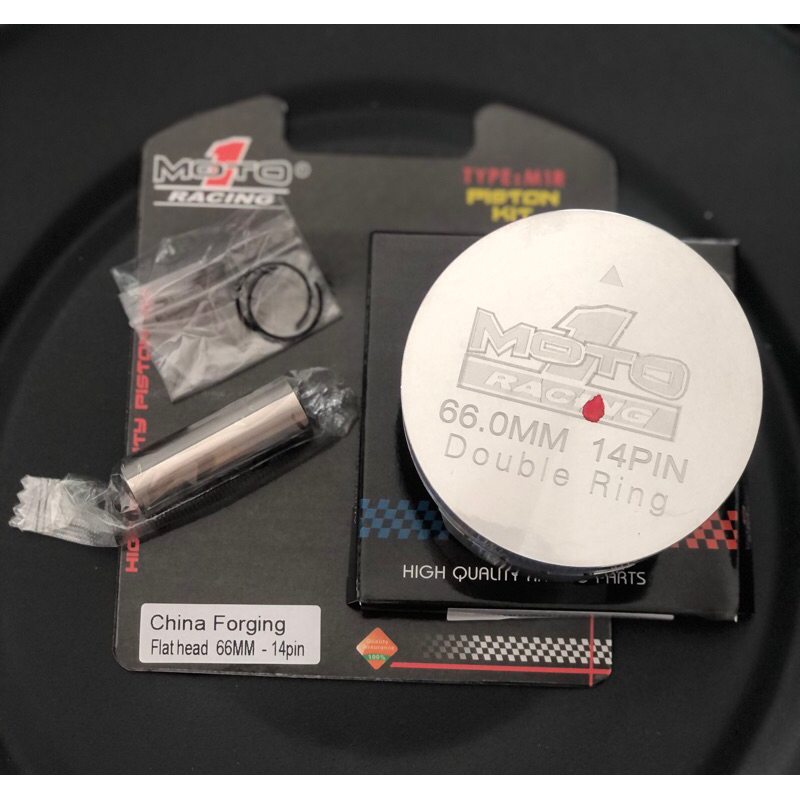 piston seher moto1 racing 66mm pen 14 Forging