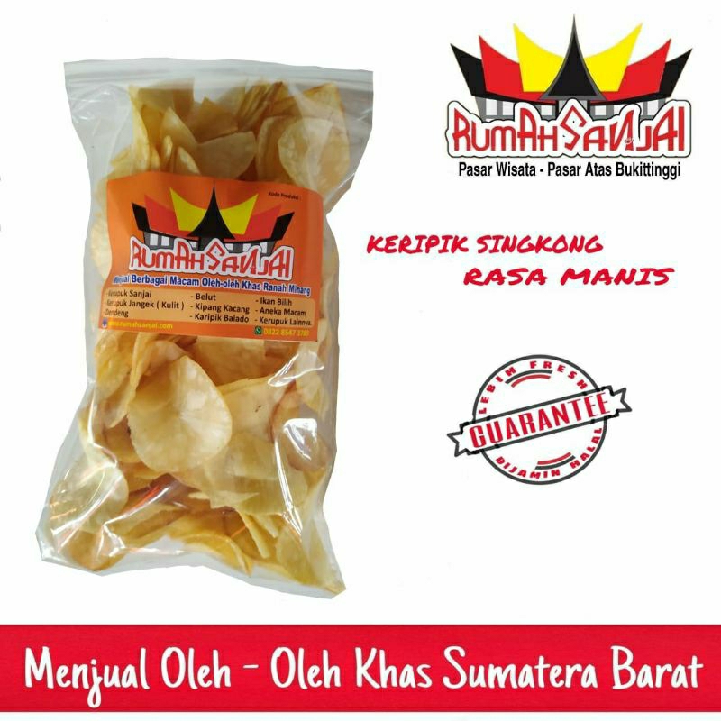 

Keripik Sanjai Rasa Manis 500 gram