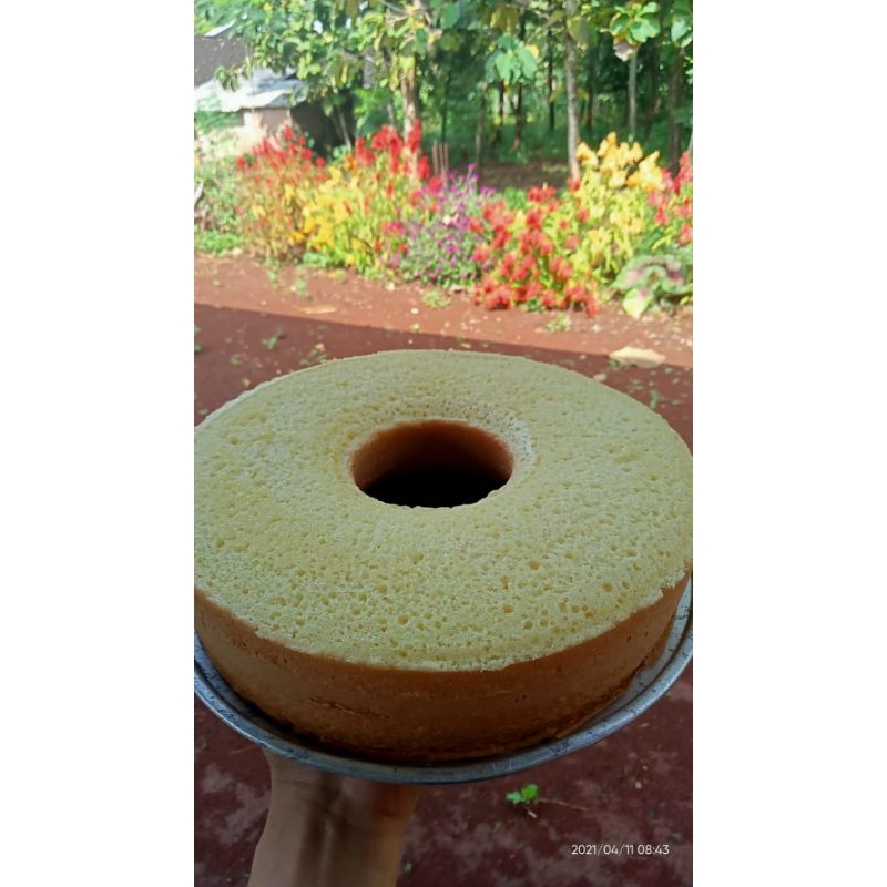 

Bolu panggang toping polos