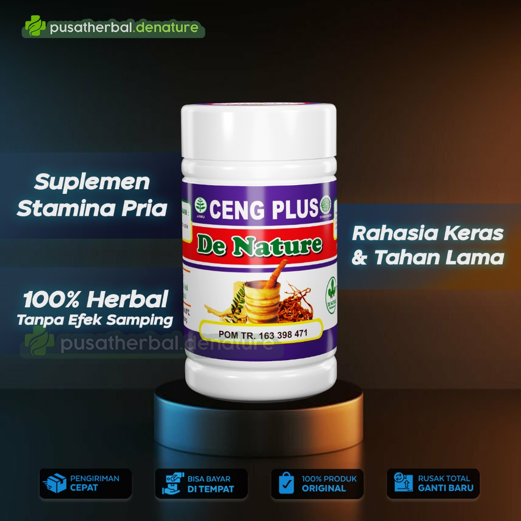 Cengplus De Nature - Paling Ampuh Obat Ejakulasi Dini Kuat Tahan Lama Mani Encer Ereksi Pembesar Pem