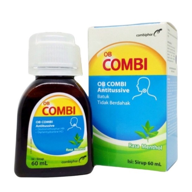 OB COMBI Antitussive Obat Batuk Mentol 60 ml