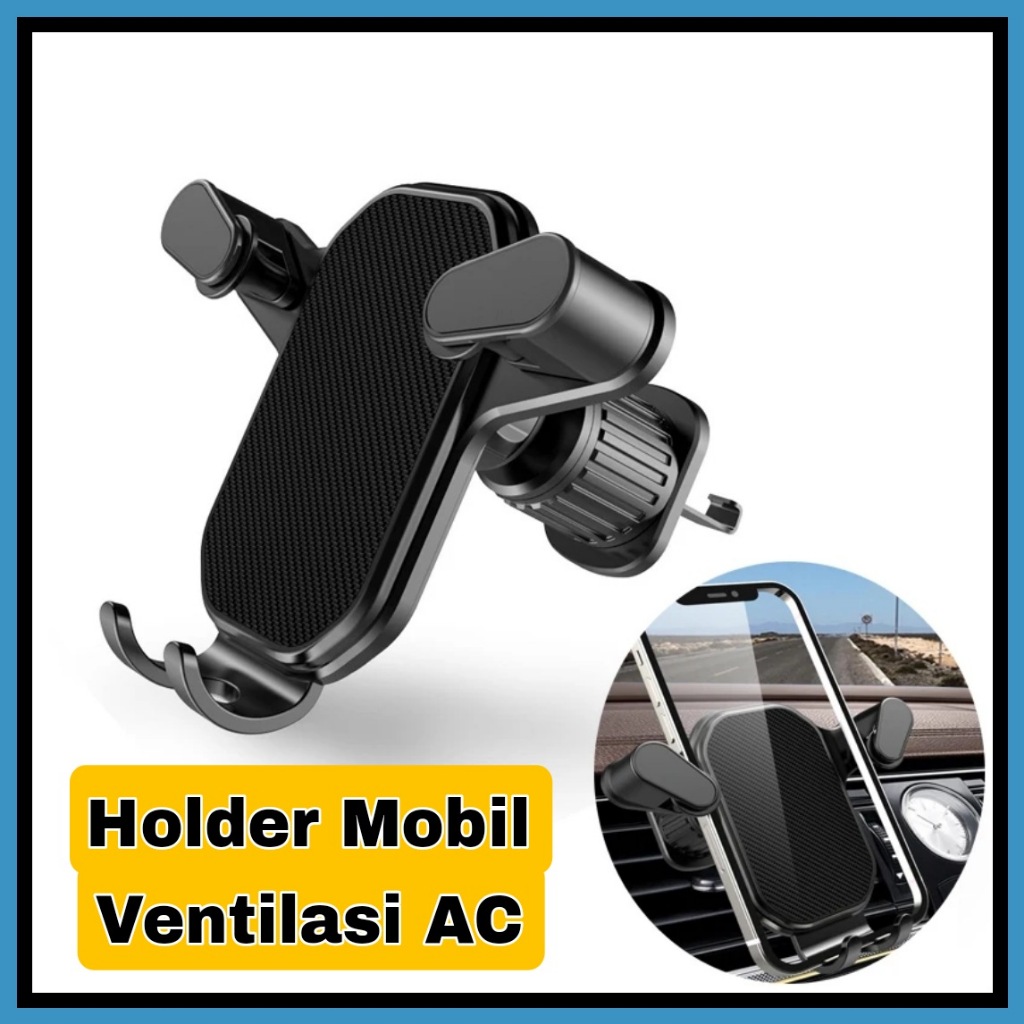MH - Holder Ventilasi Ac Dudukan Hp AC Mobil Jepit Car Holder D62