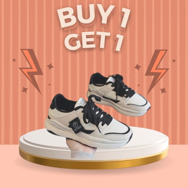 SEPATU HITAM KOREA Sepatu Kets Sneakers Wanita Korea Style 
