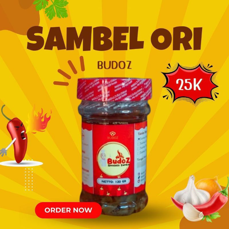 

sambal ori bawang / sambal pedas tanpa pengawet dan pewarna / sambal budoz / sambal cumi tongkol ayam