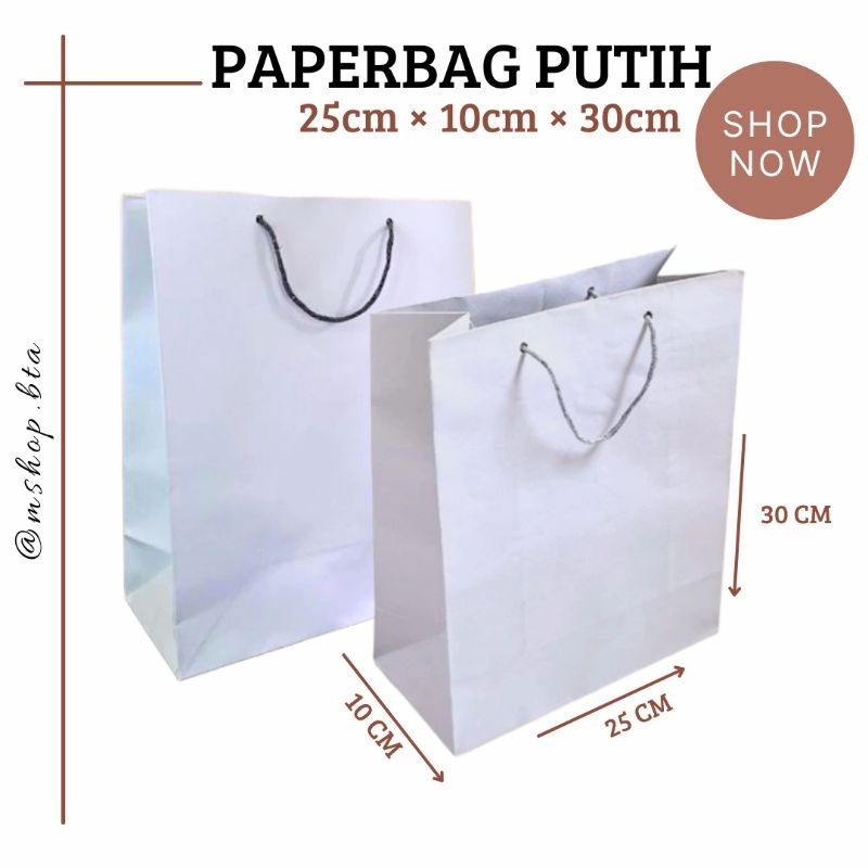 

PAPERBAG PUTIH/COKLAT/HITAM/MERAH/KARAKTER BENTO