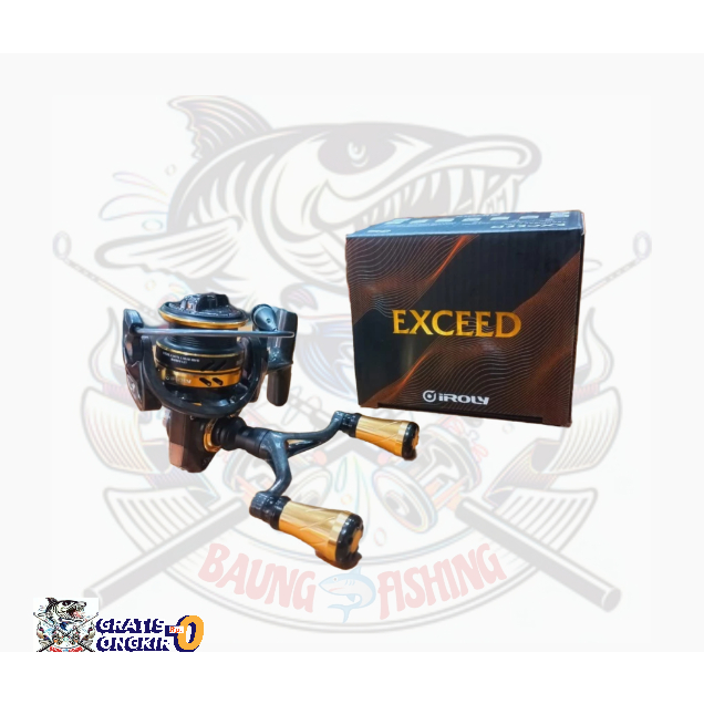 Reel ultralight iroly exceed 500 800 1000 power handle