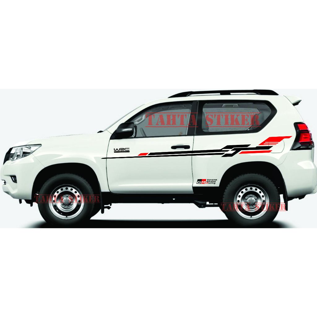 STIKER CUTTING MOBIL TOYOTA LAND CRUISER STIKER BODI SAMPING LAND CRUISER GR