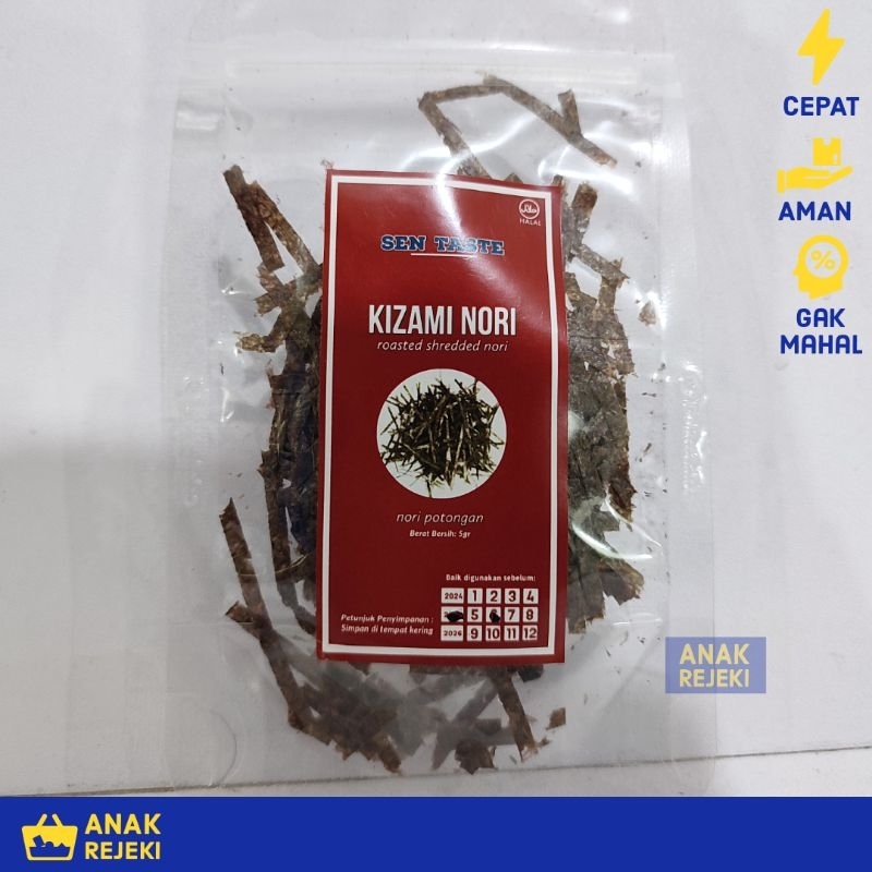 

Kizami Shredded Nori 5gr - Kizaminori Nori Potongan 5 gram Halal