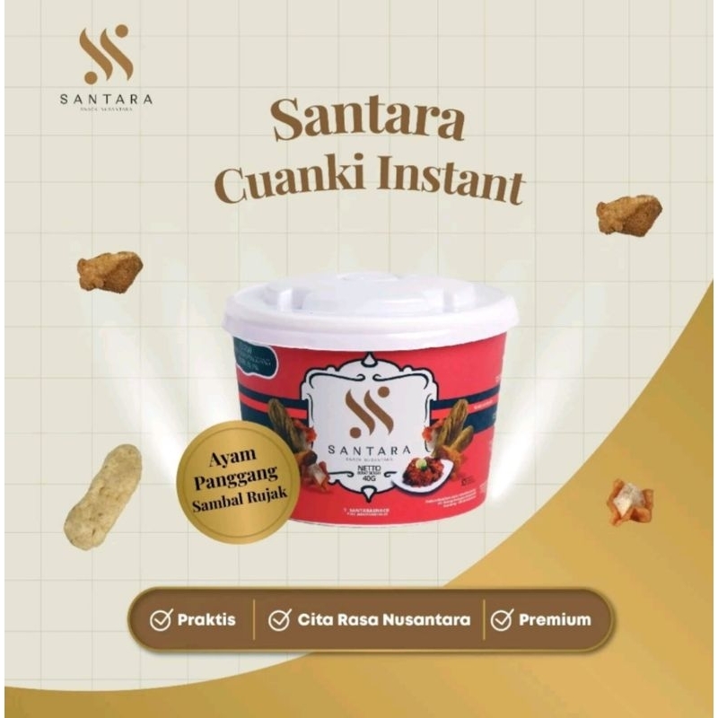

Santara Cuanki Instan Khas Bandung Original, Bumbu Rujak, Soto Banjar