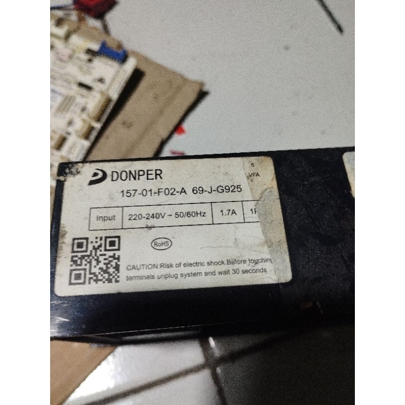 DONPER PCB KULKAS inverter 157-01-F02-A barang original 69-J-G925  Polytron