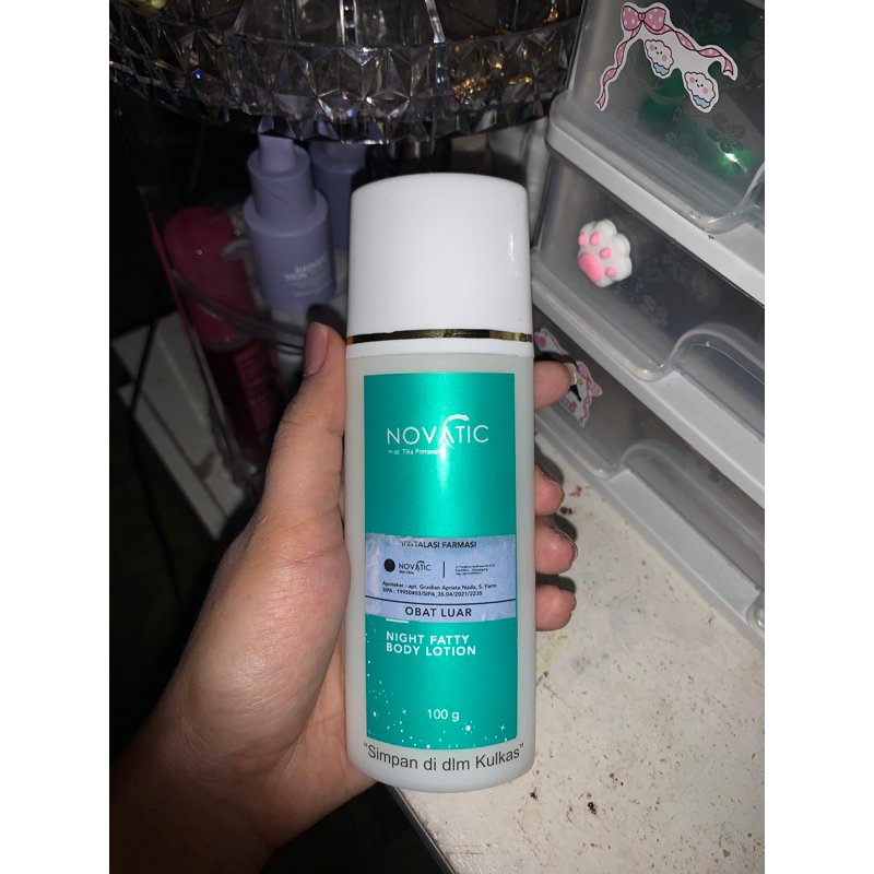 Novatic night fatty body lotion