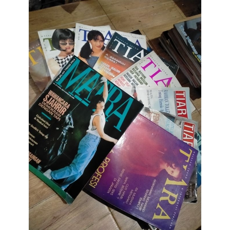 majalah kuno lawas koleksi jadulan TIARA MATRA