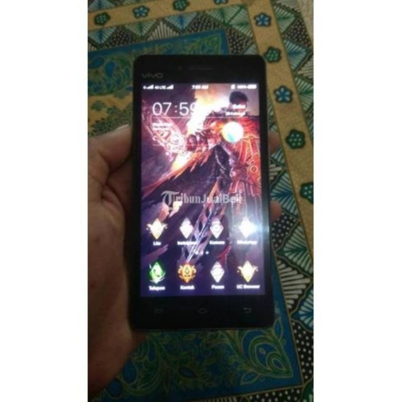 lcd full set vivo Y51+frame copotan