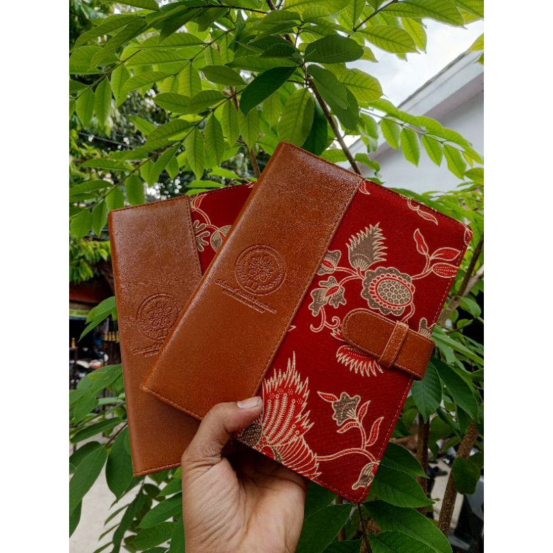 

buku agenda kulit sintetis/batik perinting custom/ agenda murah