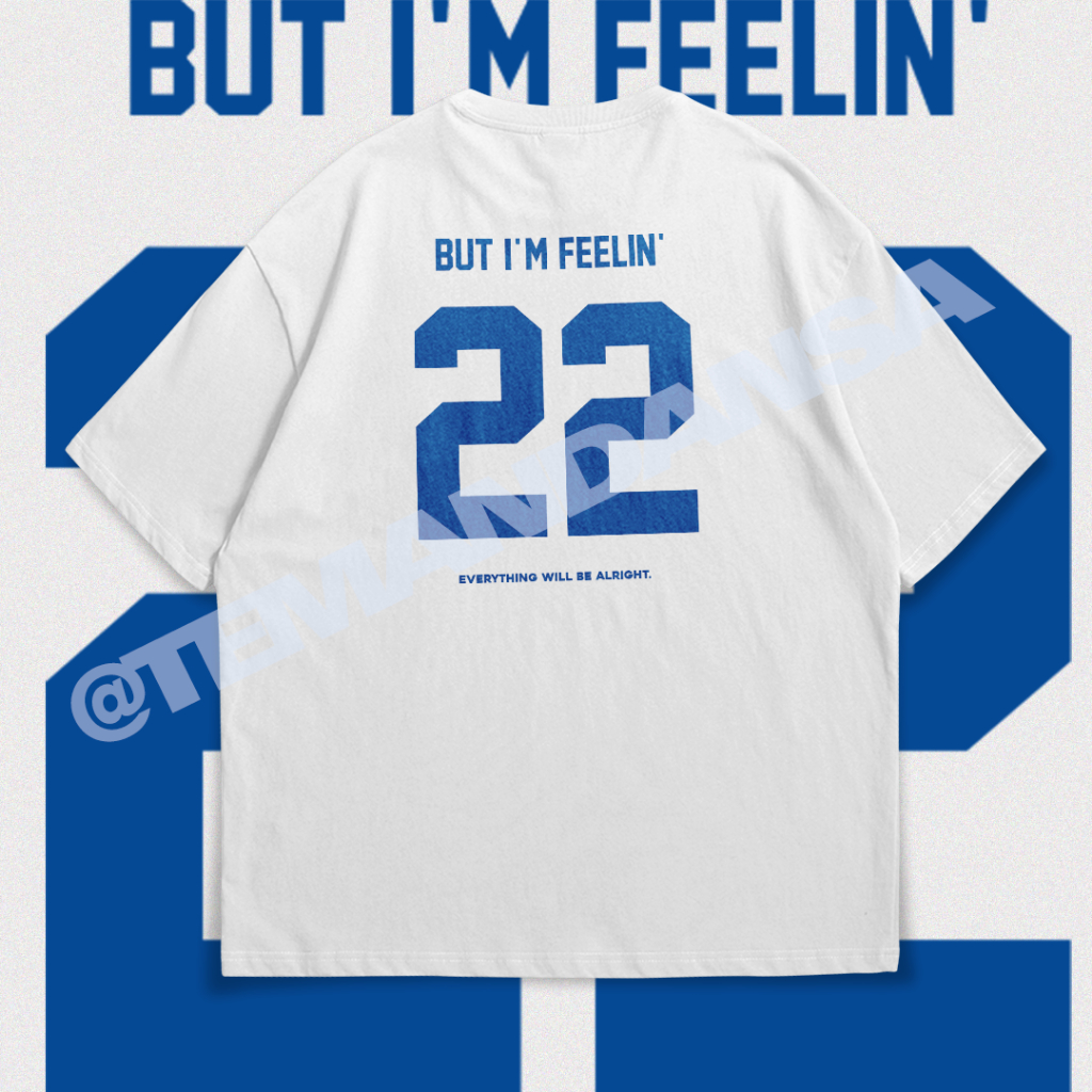TAYLOR SWIFT - 22 BOXY OVERSIZE/REGULAR T-SHIRT