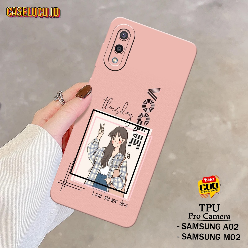 Casing Hp Samsung A02 / M02 Terbaru - Fashion Case Aesthetic - Case Hp Samsung A02 / M02 - Softcase 