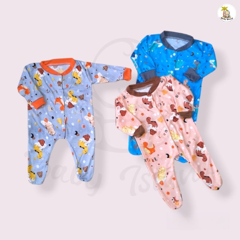 SLEEPSUIT BAYI NEWBORN HANSOP BAYI PANJANG TUTUP KAKI / ROMPER BAYI JUMPER BAYI BAJU BAYI PANJANG NE
