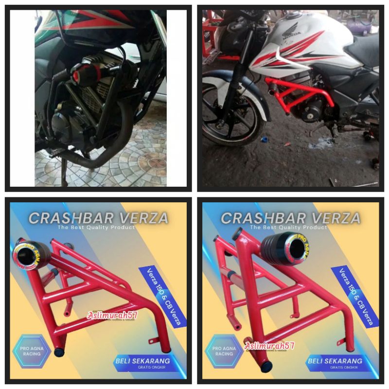 Crasbar honda verza tubular motor honda verza cb verza aksesoris body verza