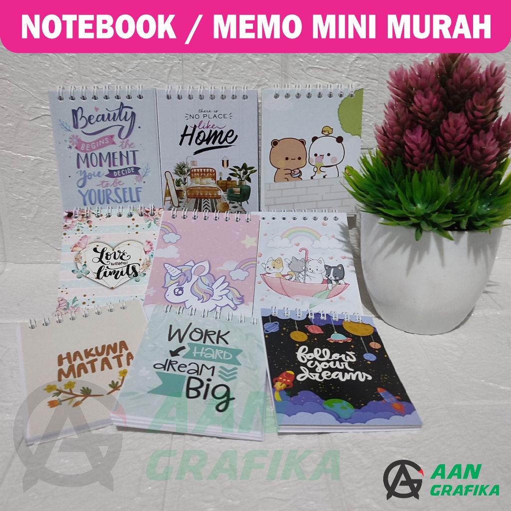

Notebook Mini / Memo Mini Cute MURAH