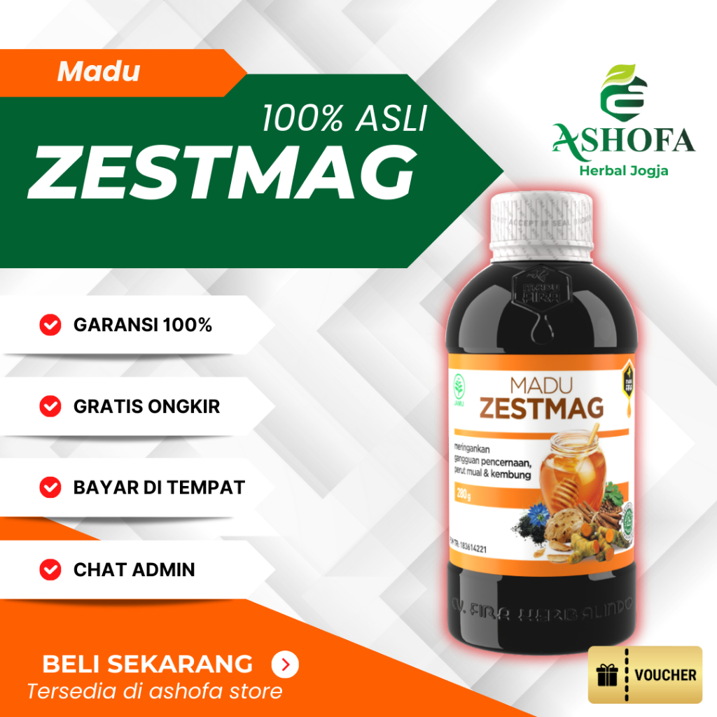 

Zestmag Madu ZETSMAG Original 280gram Solusi Maag Asam Lambung