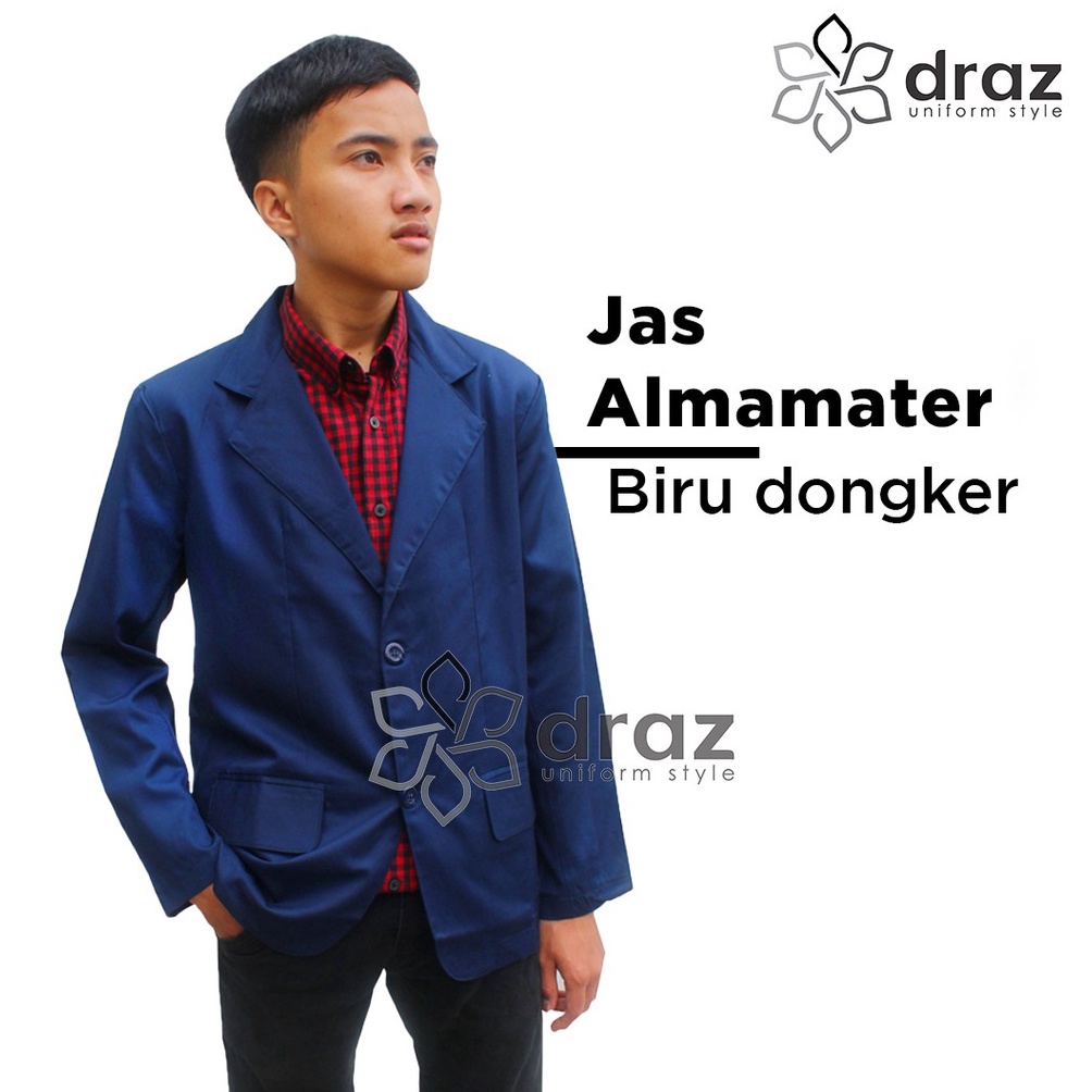 ART B56Q JAS ALMAMATER BIRU DONGKER NAVY SEKOLAH OSIS PONDOK PESANTREN JAS ALMAMATER KAMPUS UNIVERSI