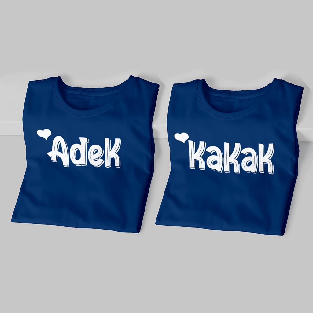 Terlaris Kaos Couple Anak Keren Terbaru Adik Kakak / Couple Keluarga / Couple Adik Kakak 1-12 Tahunp