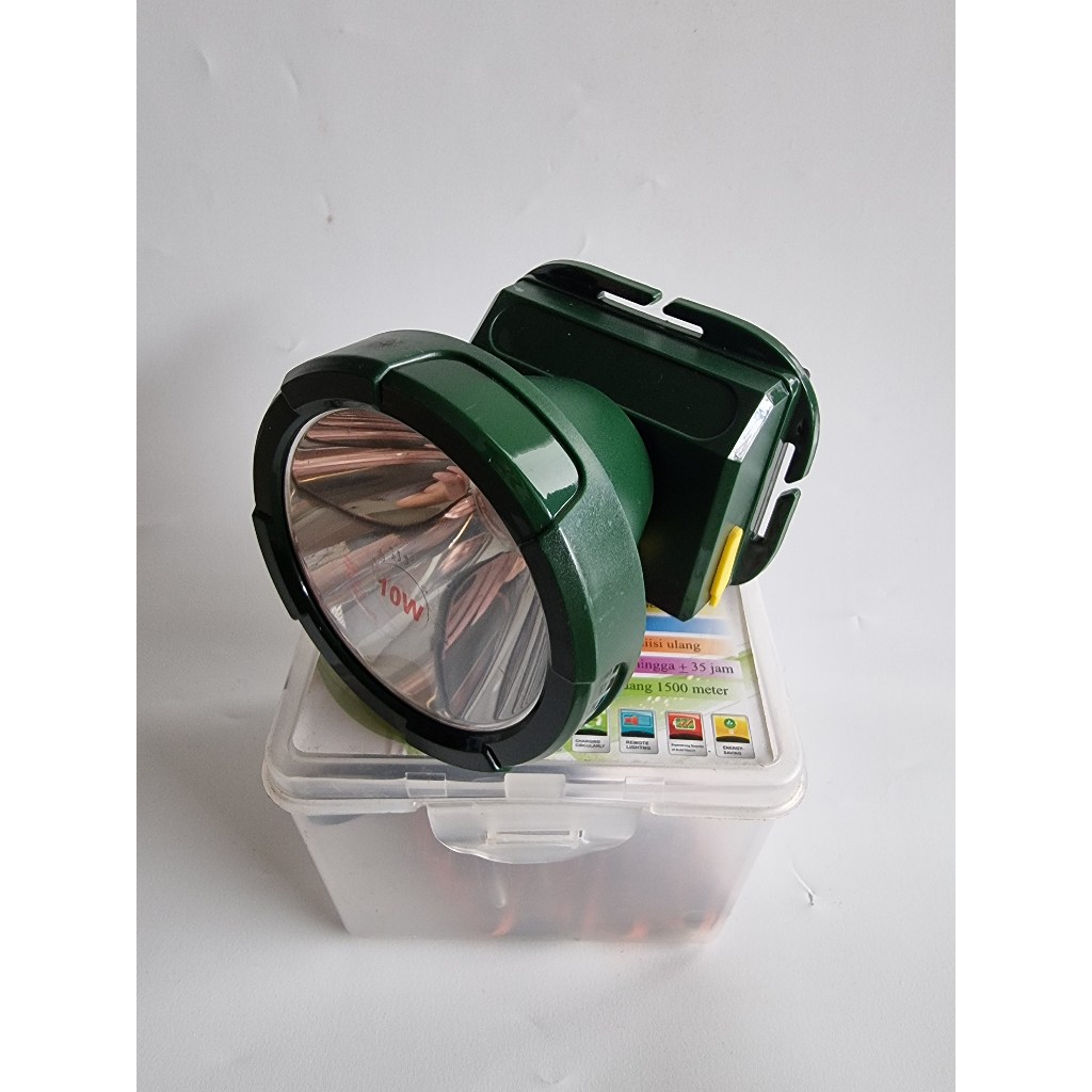 Senter kepala/Senter lampu kepala/head lamp LED 10w/senter kepala dimmer/senter kepala led