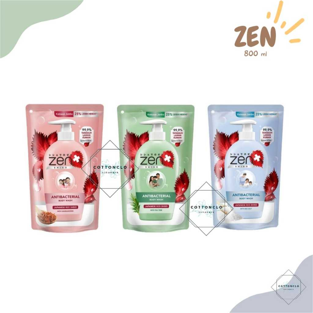 Zen 800ml (Sabun Mandi Cair Refill)
