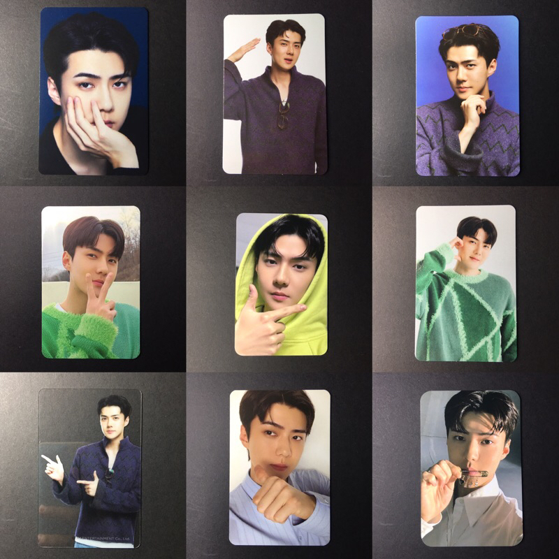 JUAL PHOTOCARD EXO OH SEHUN SG23 MD MERCHANDISE ANNIVERSARY 10TH HOODIE FANMEET ACRYLIC KEYRING BIRT