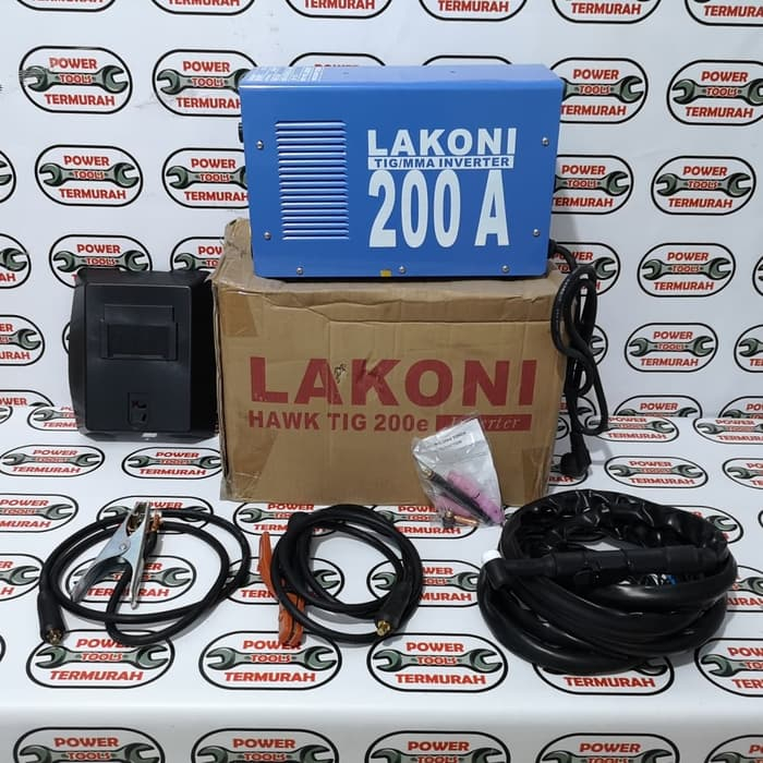 

Mesin Las Argon Stainless Tig LAKONI HAWK TIG 200E Inverter Travo Las