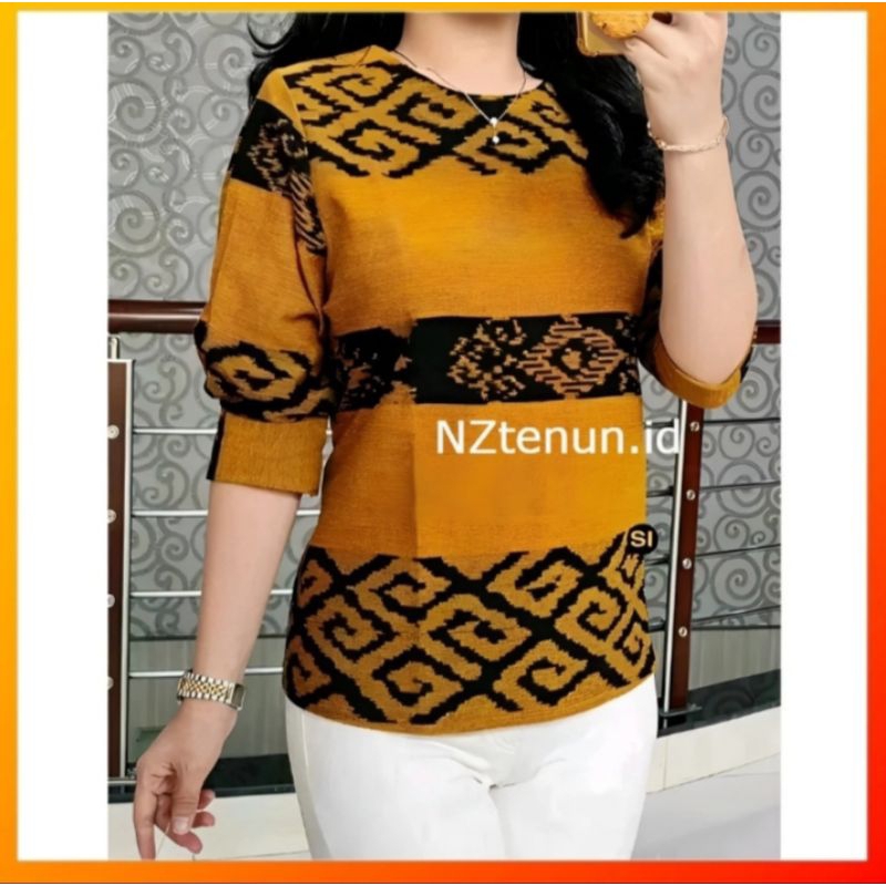 BLOUS TENUN,BAJU BAJU ATASAN WANITA CYANTIK MODREN