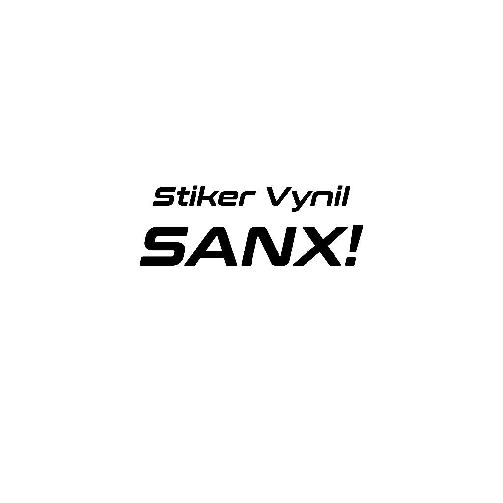 Stiker Vynil Sanx