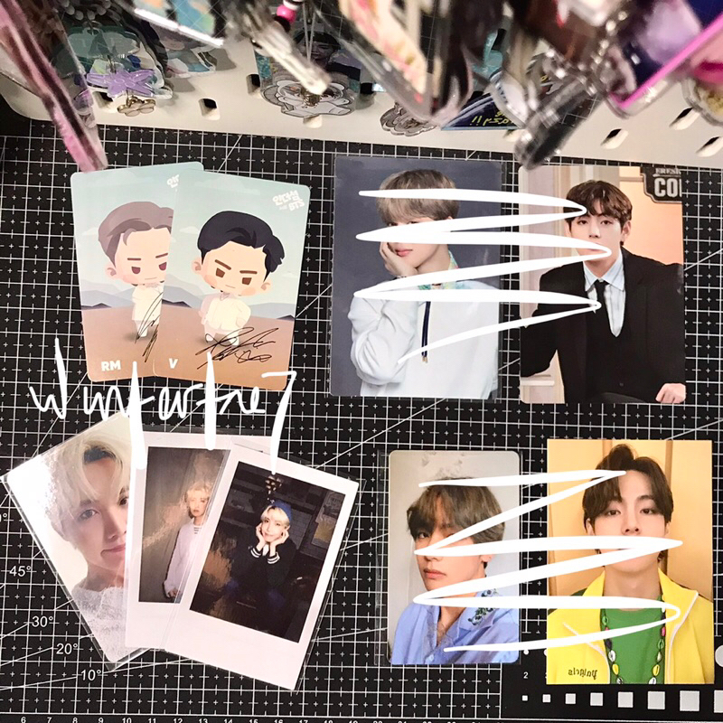 PC Deco kit Jhope BTS polaroid + Bundle In The soom Proof rm v namjoon taehyung