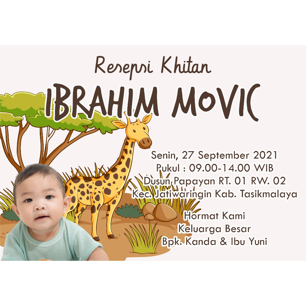 Undangan Mini Kopi Khitanan Sunatan