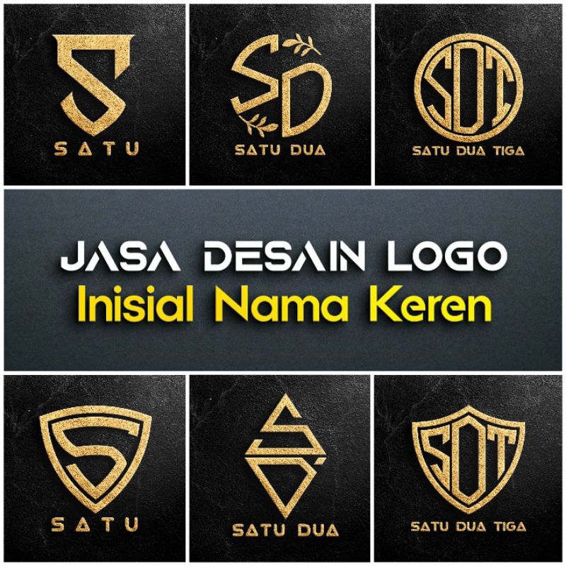 Jasa Desain/Design Logo Inisial Nama