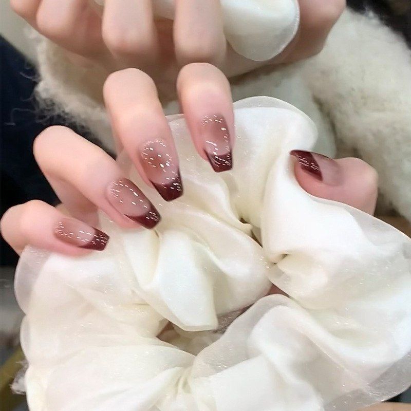 (24pcs) Kuku Palsu Aesthetic/Nail Art/Fake Nail Aesthetic